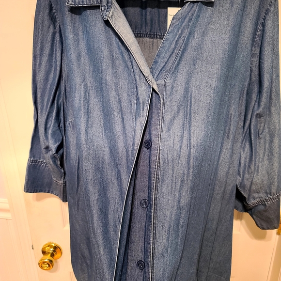 mark. Blue Denim Women's Top - Picture 6 of 8